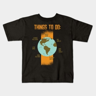 Save the planet - environment green Kids T-Shirt